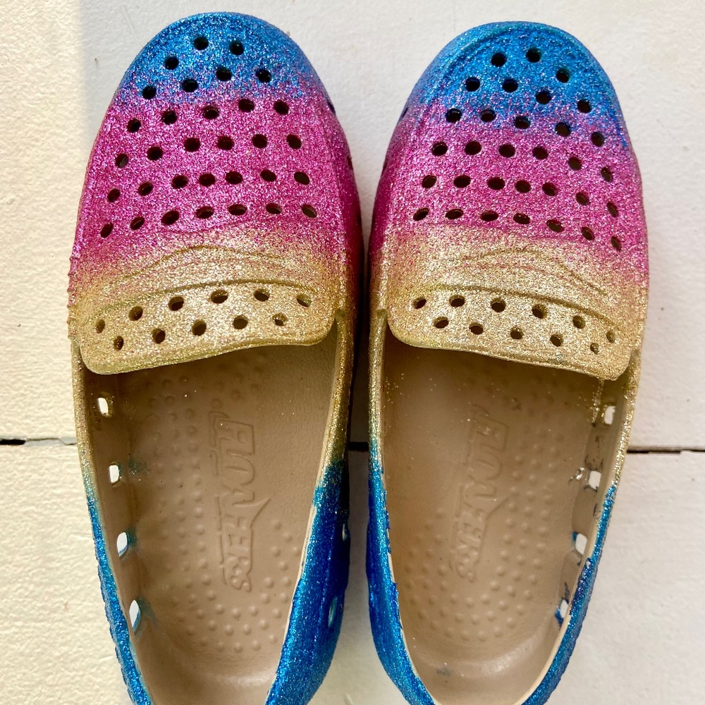 Kids Floafers Glitter Multi Prodigy Driver - Sz 9 …